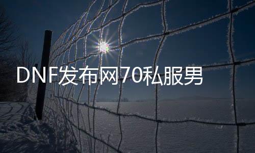 DNF发布网70私服男气功照旧男柔道（DNF发布网男气功70版本加点）