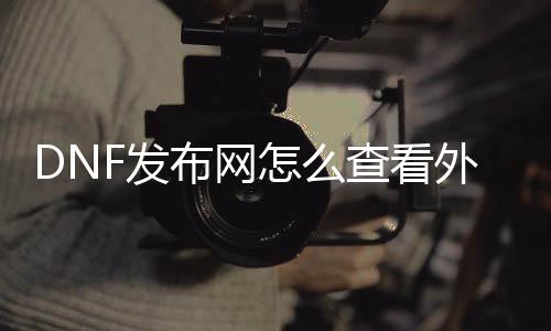 DNF发布网怎么查察外挂