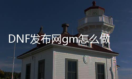DNF发布网gm怎么做兵器